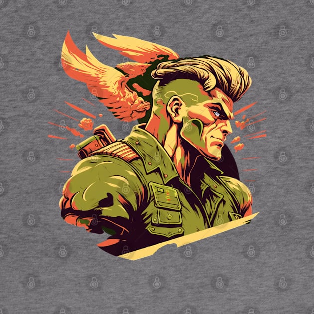 Guile Street Fighter Design - Original Artwork by Labidabop